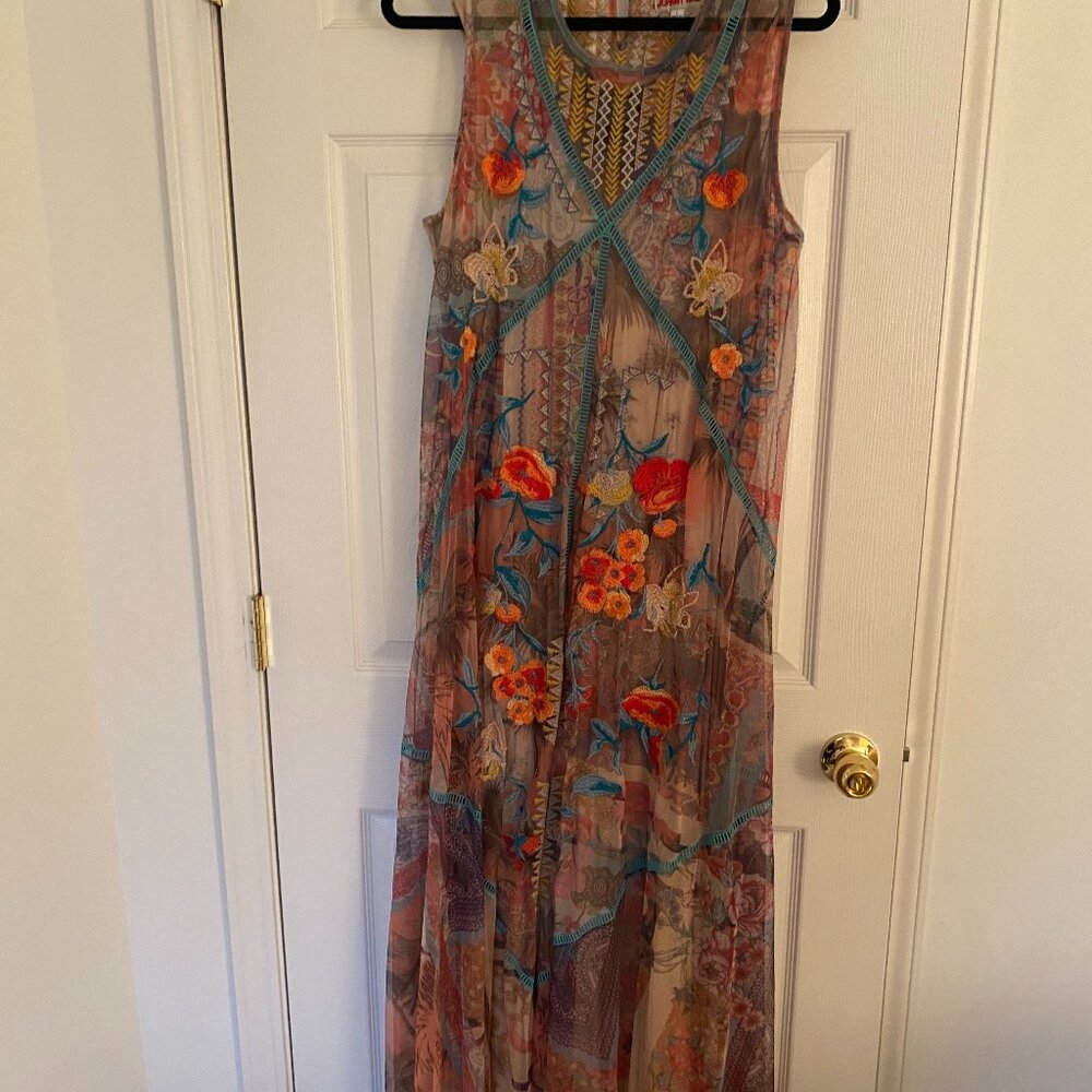 Johnny Was Jolene Mesh Dress